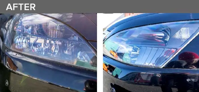 Headlight After Restoration